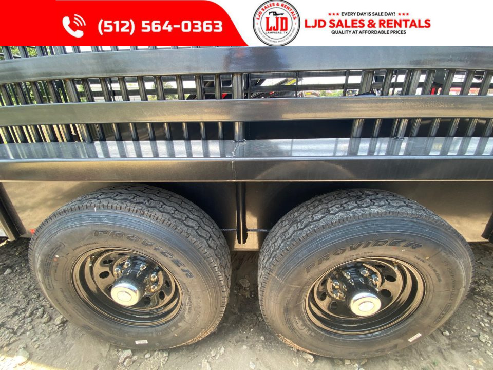 New 2025 Delco - Gooseneck Livestock Trailer 6'8 X 24' - 14 Ply Tires