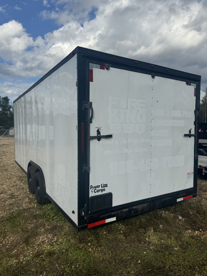 Used 2022 PowerLine Cargo 8.5x20' Cargo / Enclosed Trailer