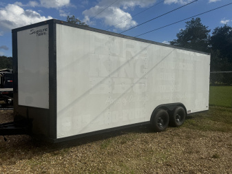 Used 2022 PowerLine Cargo 8.5x20' Cargo / Enclosed Trailer
