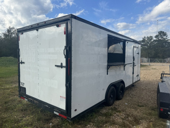 Used 2022 PowerLine Cargo 8.5x20' Cargo / Enclosed Trailer