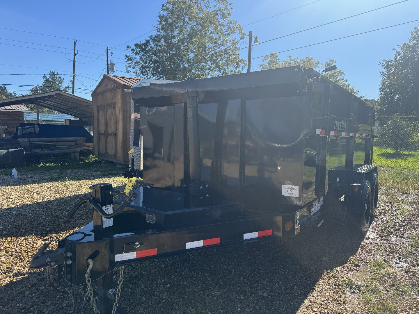 Used 2023 Norstar 83"x14’ Telescopic Dump Trailer