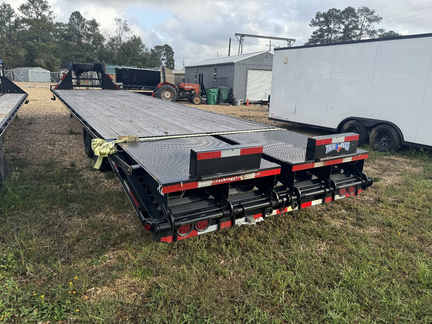Used 2024 Texas Bragg Trailers Deckover Trailer 102"x35'