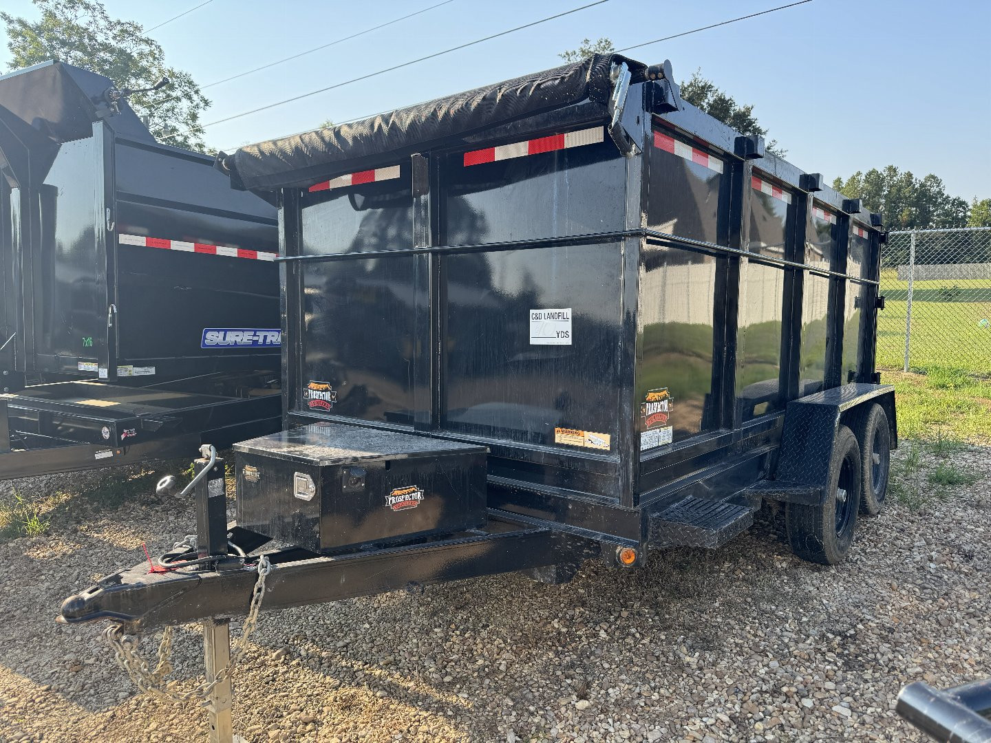 Used 2023 Prospector 6x12 Dump 10K GVWR Dump Trailer