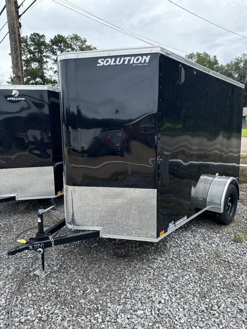 New 2024 STALLION MANUFACTURING LLC 6x10 Cargo / Enclosed Trailer