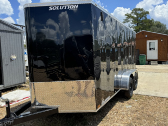 New 2024 STALLION MANUFACTURING LLC 7x14 Cargo / Enclosed Trailer