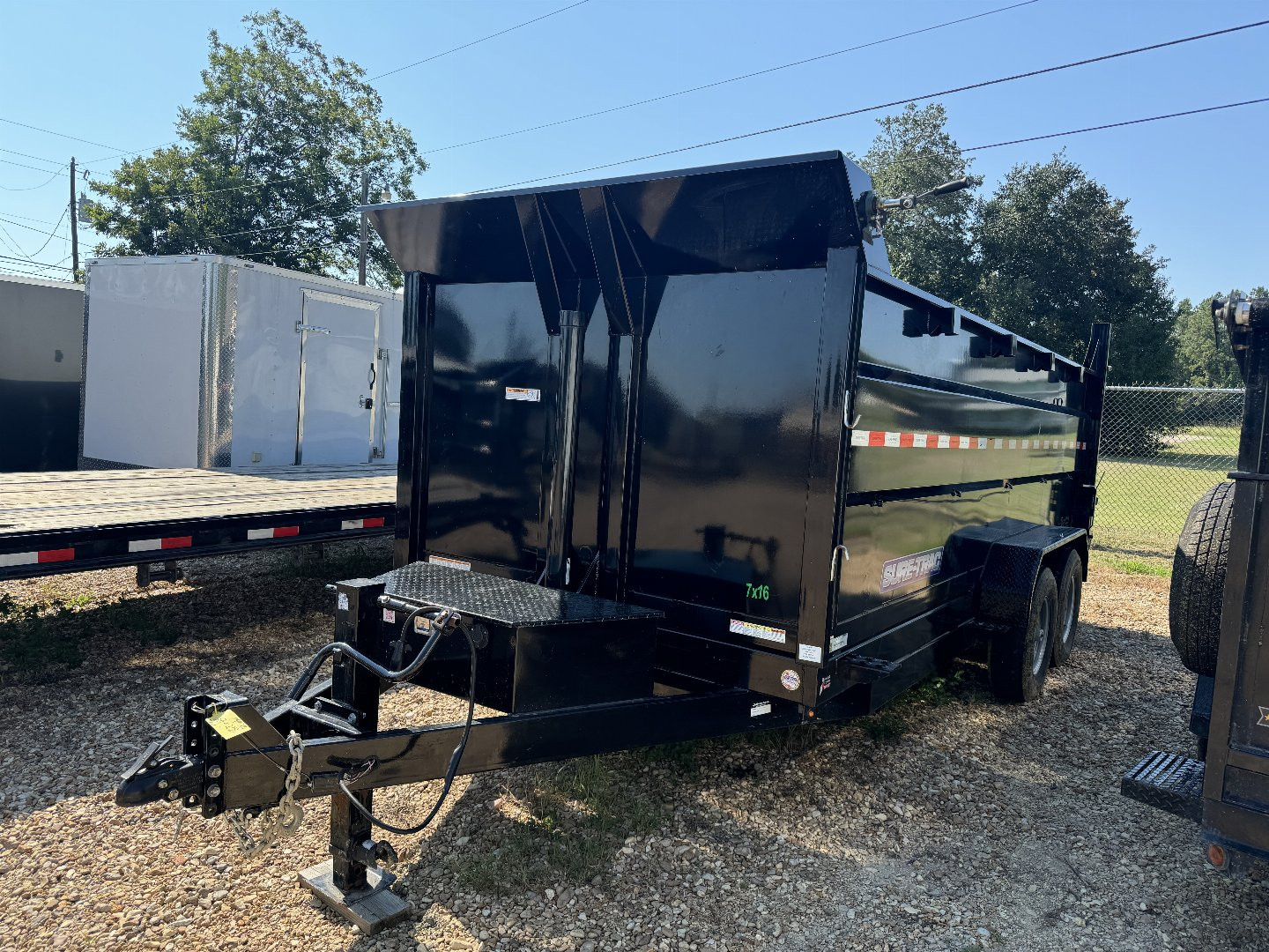 Used 2023 Sure-Trac 82”x16’ft Dump Trailer