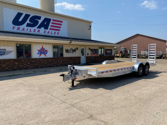 New 2025 H&H Trailers 82x22 Aluminum 14K Equipment Trailer