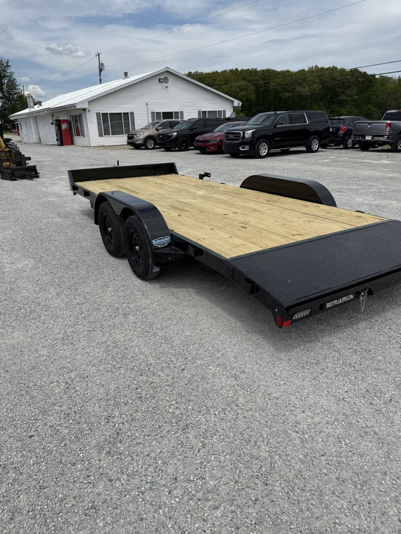 New 2025 Rice Trailers 7K 16'+2' Car Hauler