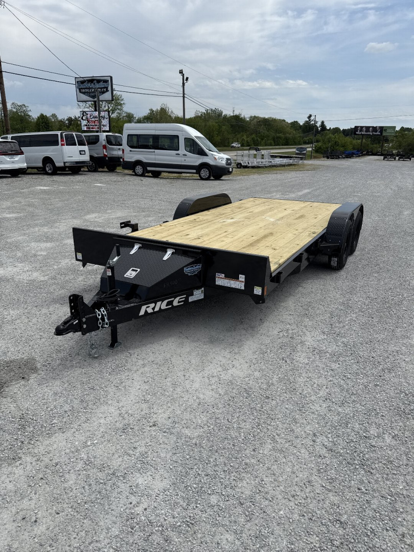New 2025 Rice Trailers 7K 16'+2' Car Hauler