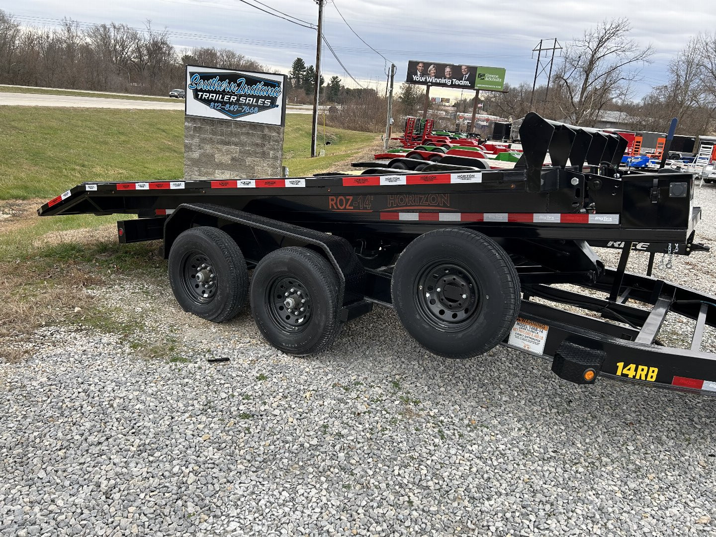 New 2023 Horizon Trailers 14' ROZ Roll off Deck