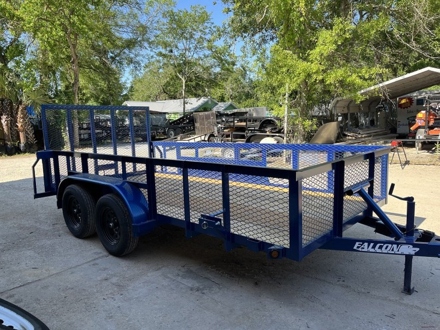 New 2025 Falcon Trailers 6.05x14 LDscpe Utility Trailer