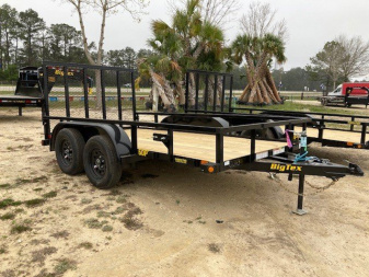 New 2025 Big Tex Trailers 77 x12' 60PI Utility Trailer