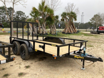 New 2025 Big Tex Trailers 77"x12' 60PI Utility Trailer