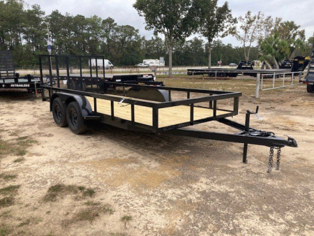 New 2025 Caliber Trailer Mfg 6.6x16 TA WG656 Utility Trailer