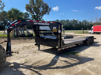 New 2025 PJ Trailers 6.10x24 T6 GN Tilt Trailer