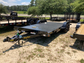 New 2024 Big Tex Trailers 6.10x18 70DM Steel Deck Car Hauler