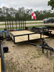 New 2024 Caliber Trailer Mfg 6.10x12 SA Utility Trailer