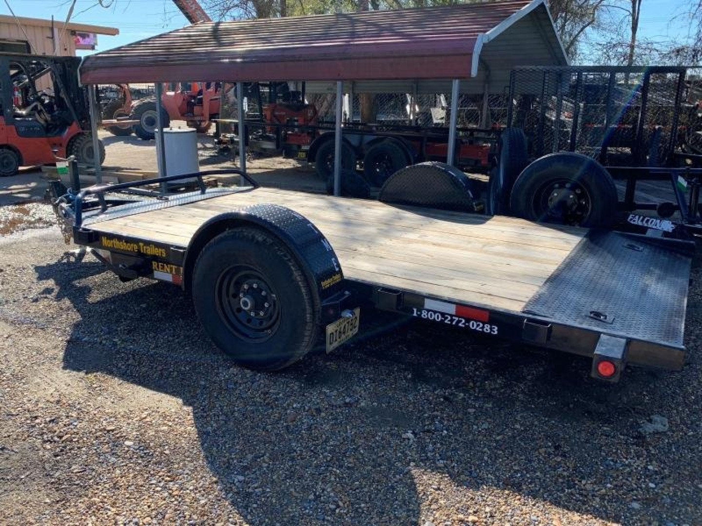 New RENTAL 2022 PJ Trailers 6.9x13 SA Tilt Trailer