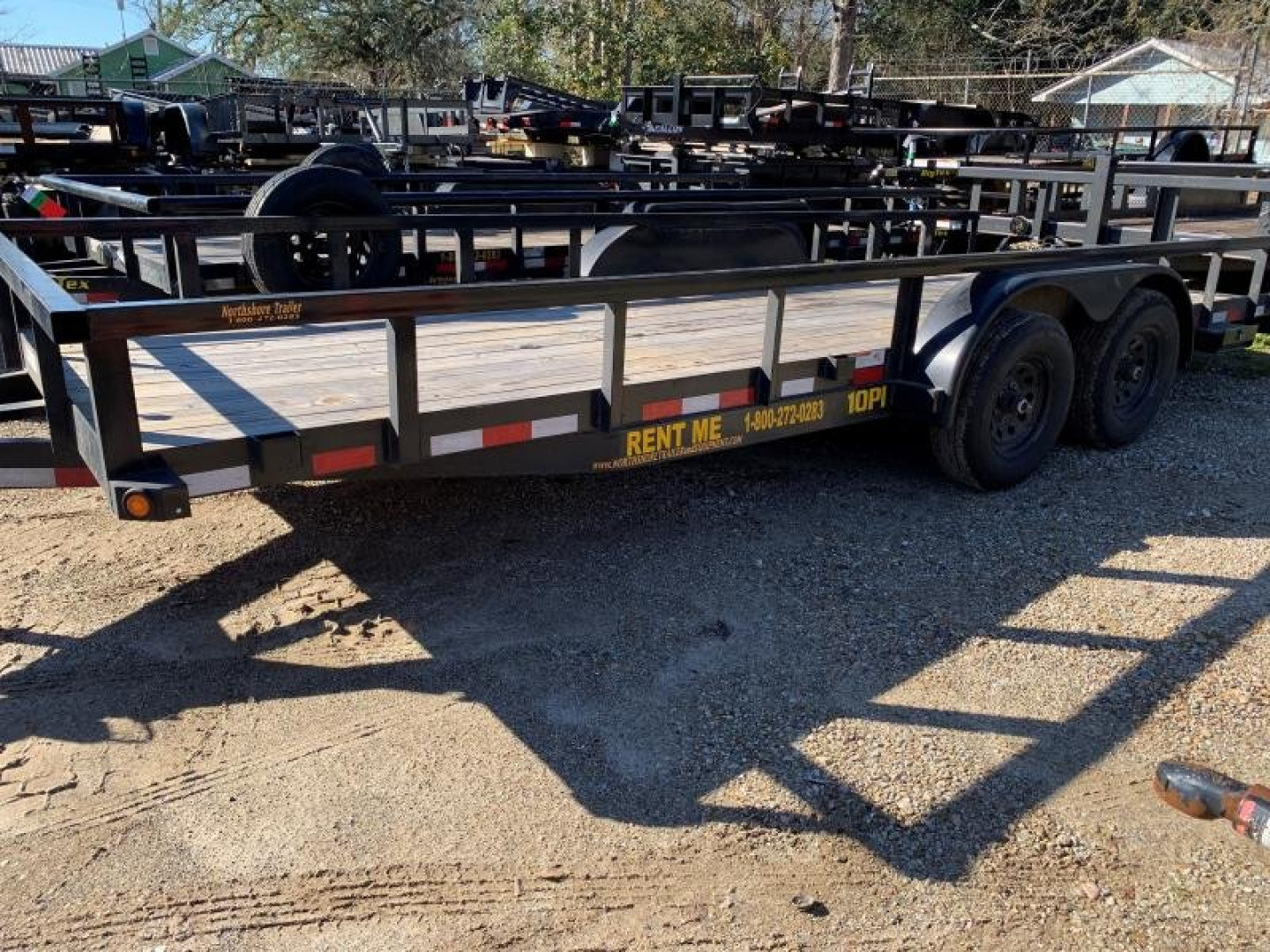 New RENTAL 2022 6.10x20 TA Utility Trailer