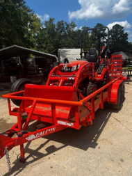 New RENTAL 2022 Kubota LA340 w/trailer Backhoes
