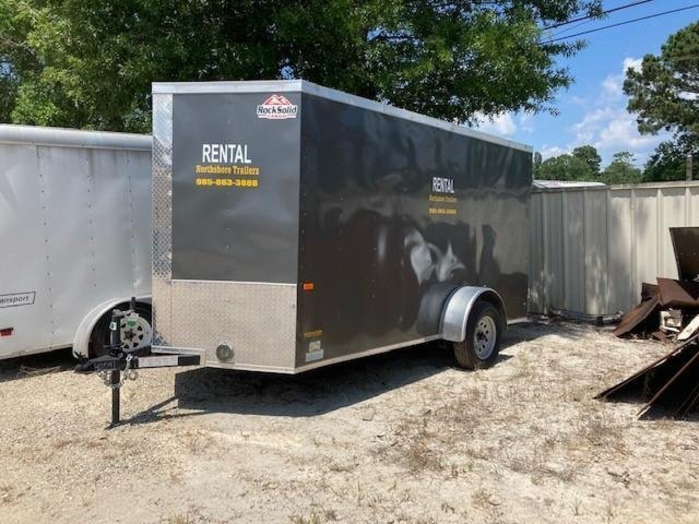New RENTAL 2022 Rock Solid Cargo 6 x 12 SA Enclosed Cargo Trailer