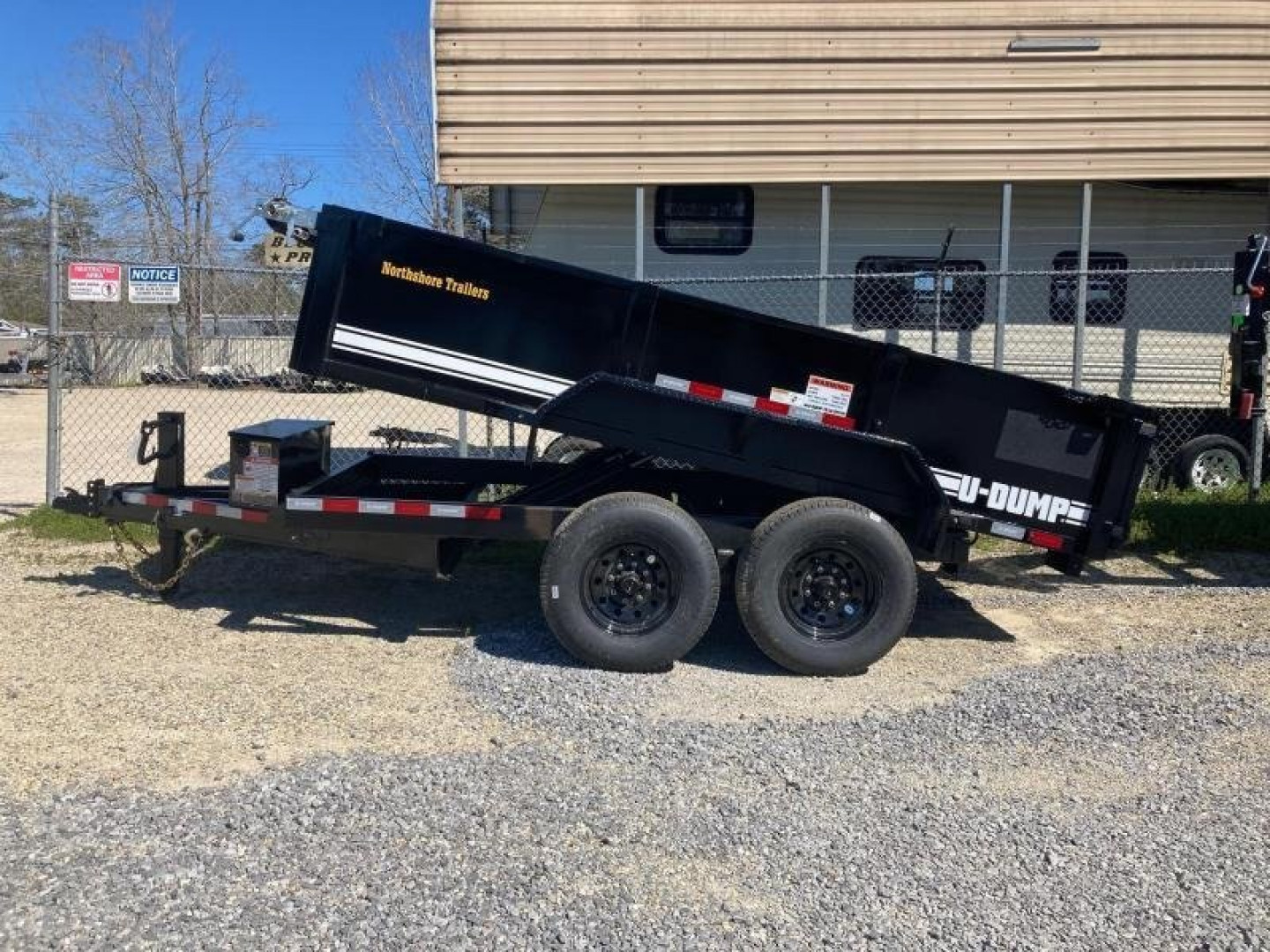 New 2022 U-Dump 6x12 LP Dump Trailer