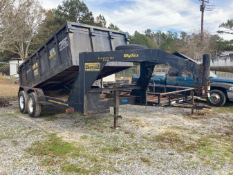 New RENTAL 7x14 Goose Neck Rental Dump Trailer