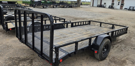New 2025 PJ TRAILERS 14' x 83 in. Single 5200# Axle Channel Utility Trailer