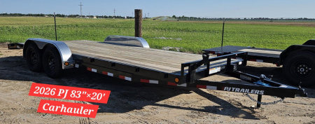 New 2026 PJ TRAILERS 20' x 5 in. Channel Car Hauler