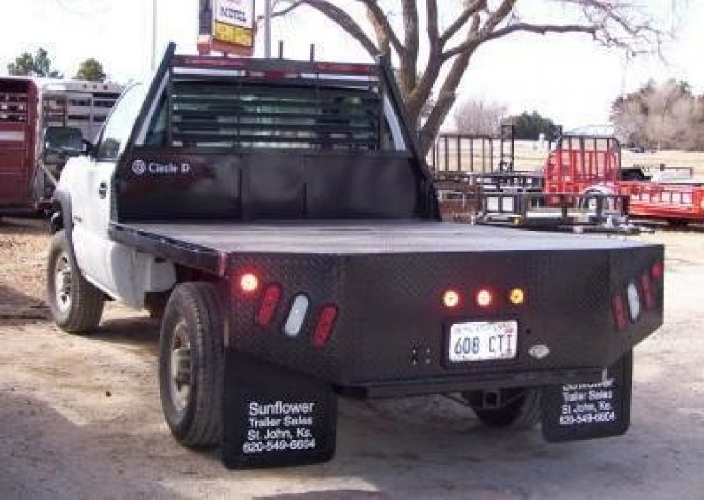 New 2025 CIRCLE D 7' x 8'6 SD Flatbed Truck Bed