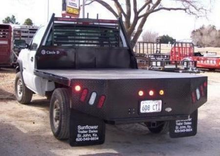 New 2025 CIRCLE D 7' x 8'6 SD Flatbed Truck Bed