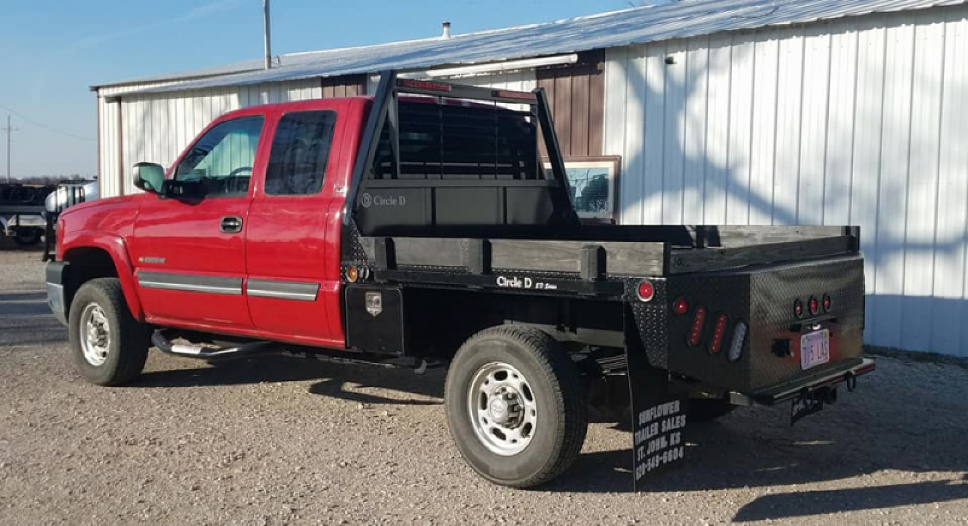 New 2025 CIRCLE D 7' x 7' SD Flatbed Truck Bed