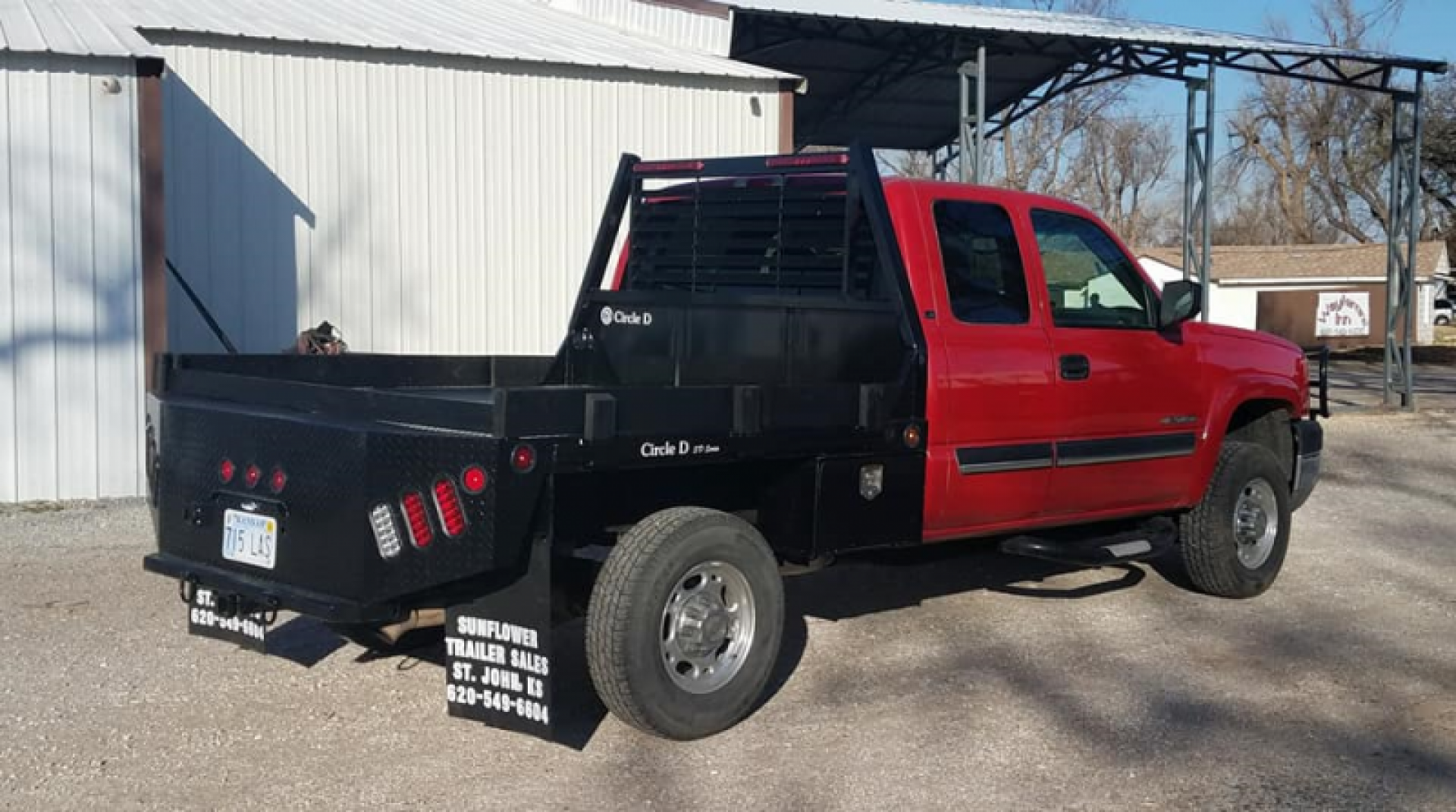 New 2025 CIRCLE D 7' x 7' SD Flatbed Truck Bed