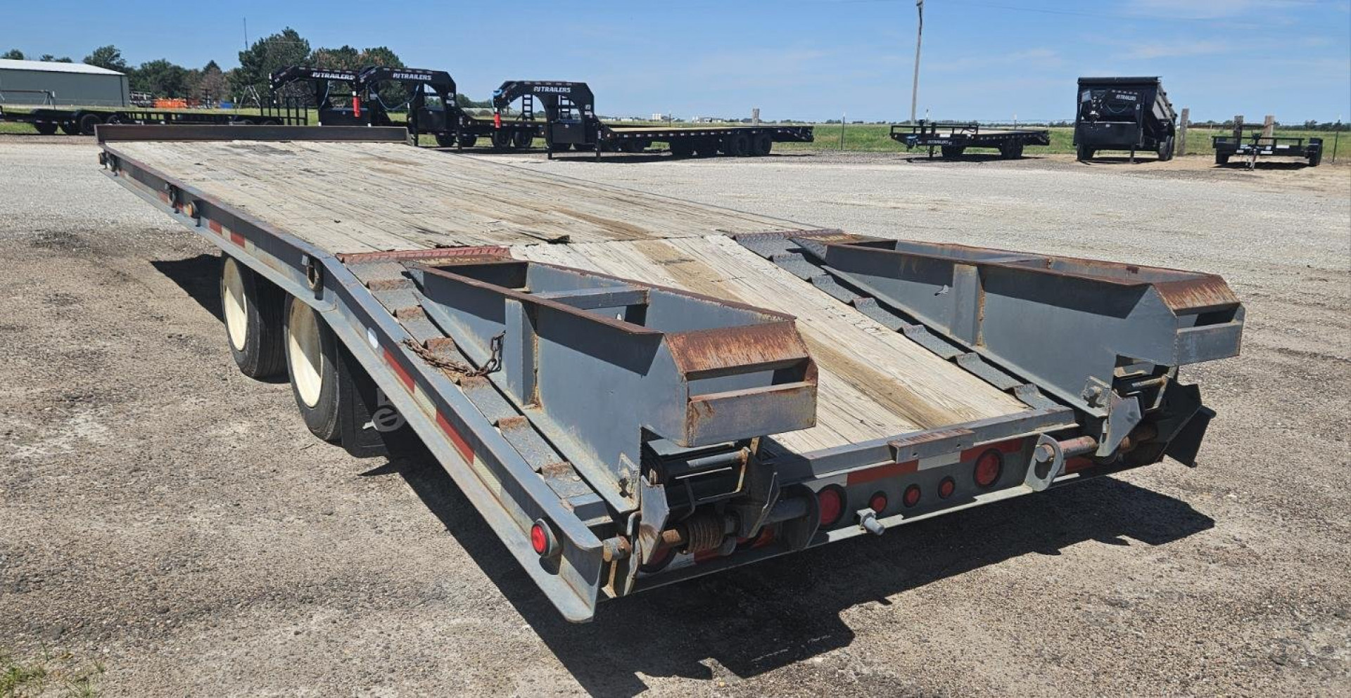 Used 2012 Belshe 96" x 25' Flatbed Trailer