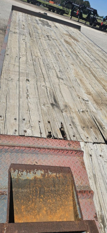 Used 2012 Belshe 96" x 25' Flatbed Trailer