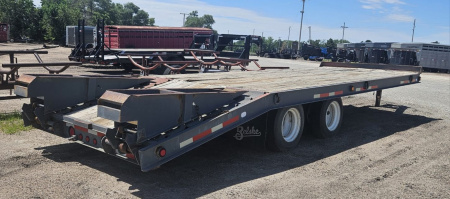Used 2012 Belshe 96" x 25' Flatbed Trailer