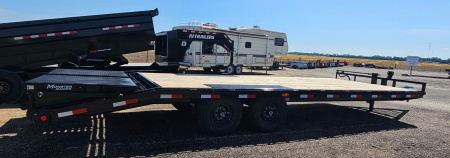 New 2026 PJ TRAILERS 8" I-Beam Deckover (F8) 102" x 24' Flatbed Trailer