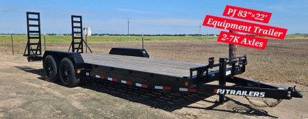 New 2026 PJ TRAILERS 22' x 6 in. Channel (CC) Equipment Trailer