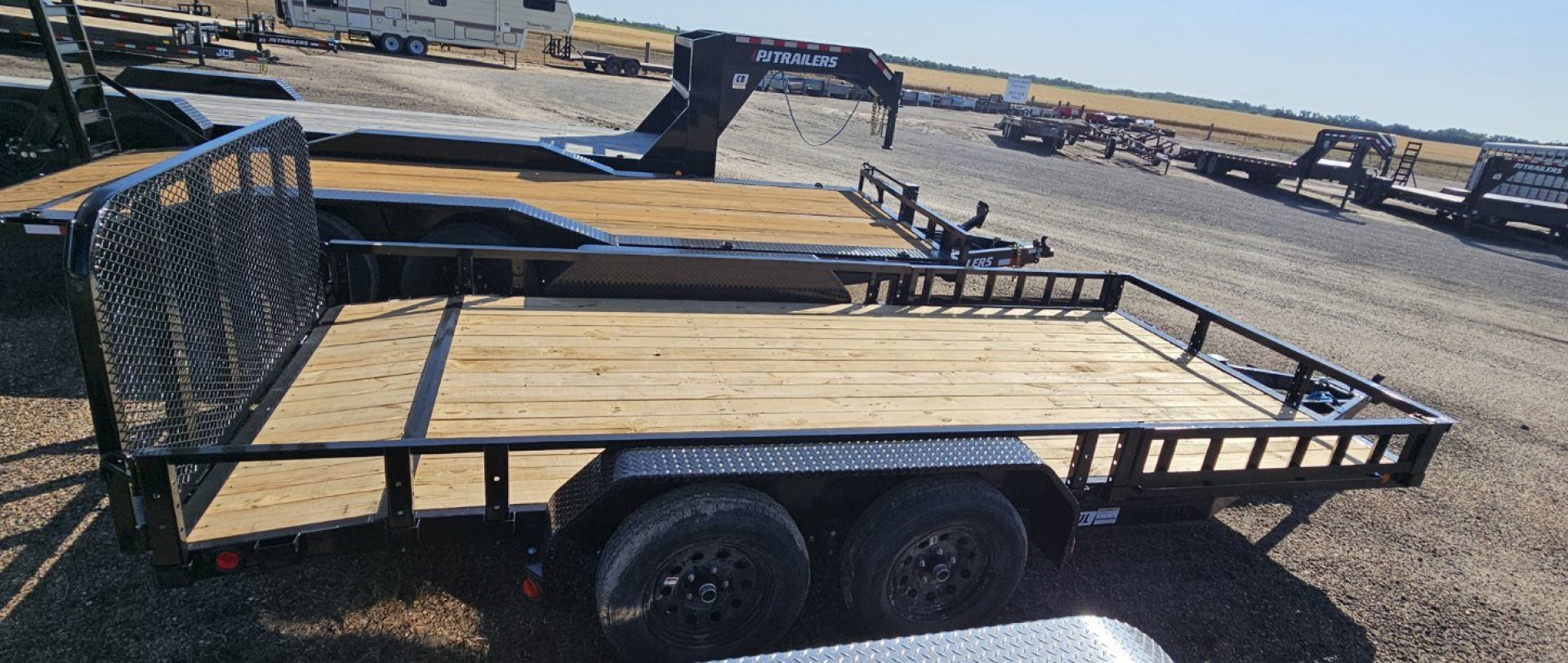 New 2026 PJ TRAILERS 16' x 83 in. Tandem Axle Channel Utility Trailer