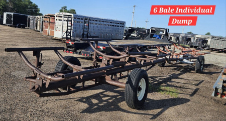 Used Homemade 6 Bale Hay Trailer