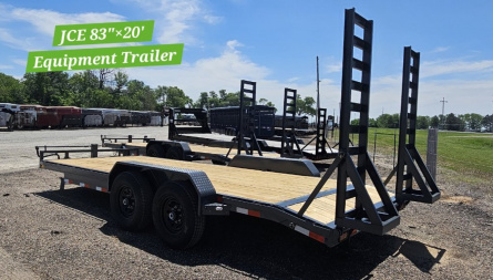 New 2025 JCE Trailers 20' x 6 in. Channel Equipment Trailer
