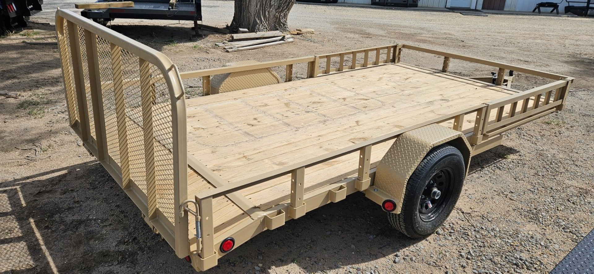 New 2025 PJ TRAILERS 14' x 83 in. Single 5200# Axle Channel Utility Trailer