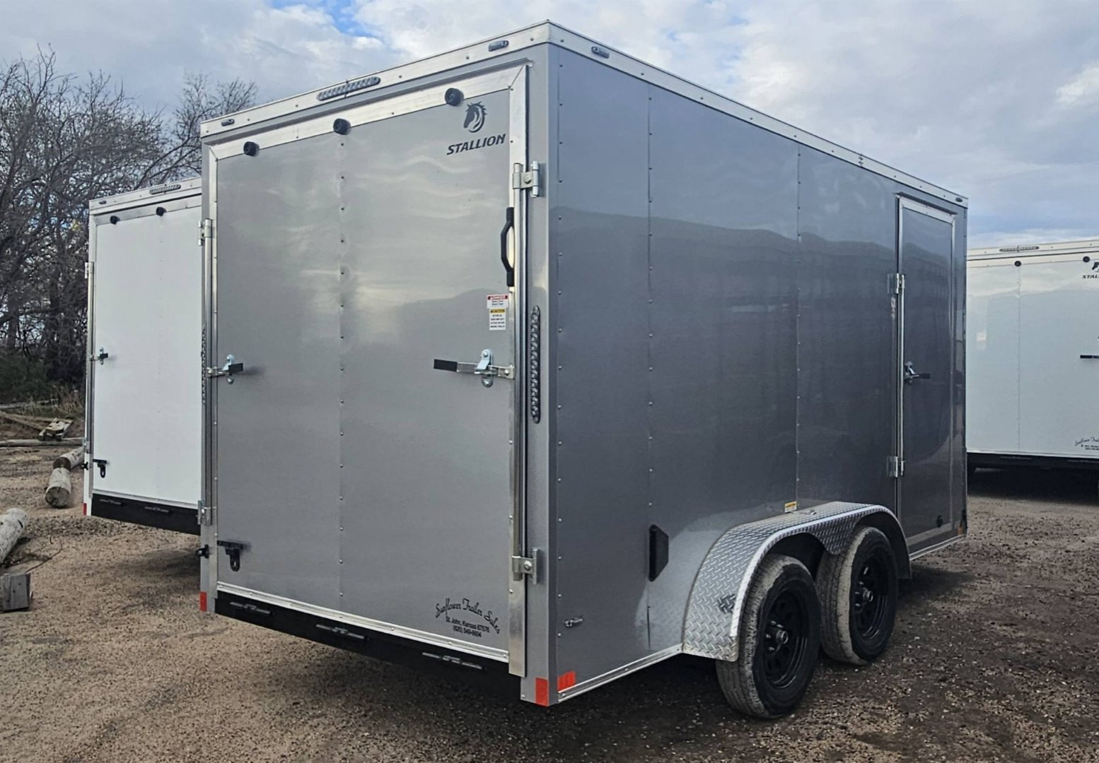 New 2025 STALLION MANUFACTURING LLC 7' x 14' Cargo / Enclosed Trailer