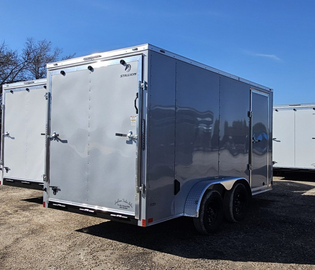 New 2025 STALLION MANUFACTURING LLC 7' x 14' Cargo / Enclosed Trailer