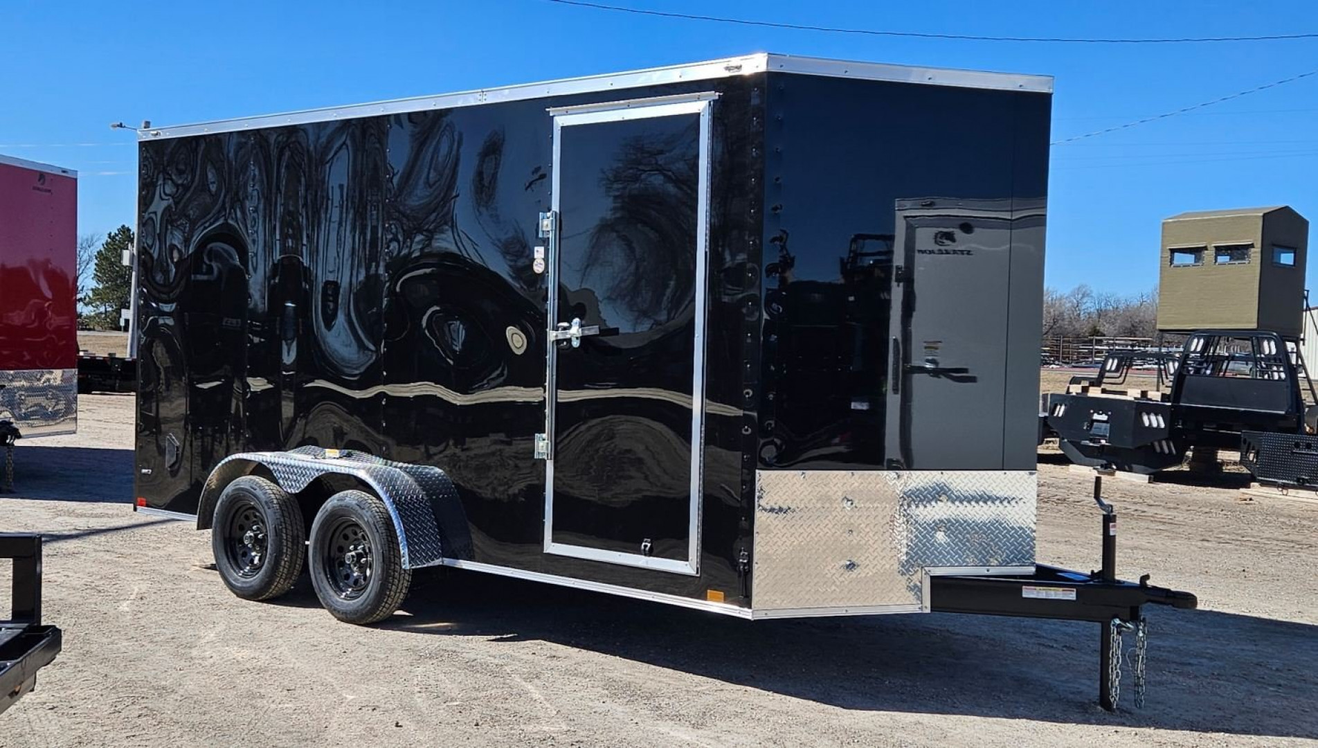 New 2025 STALLION MANUFACTURING LLC 7' x 16' Cargo / Enclosed Trailer