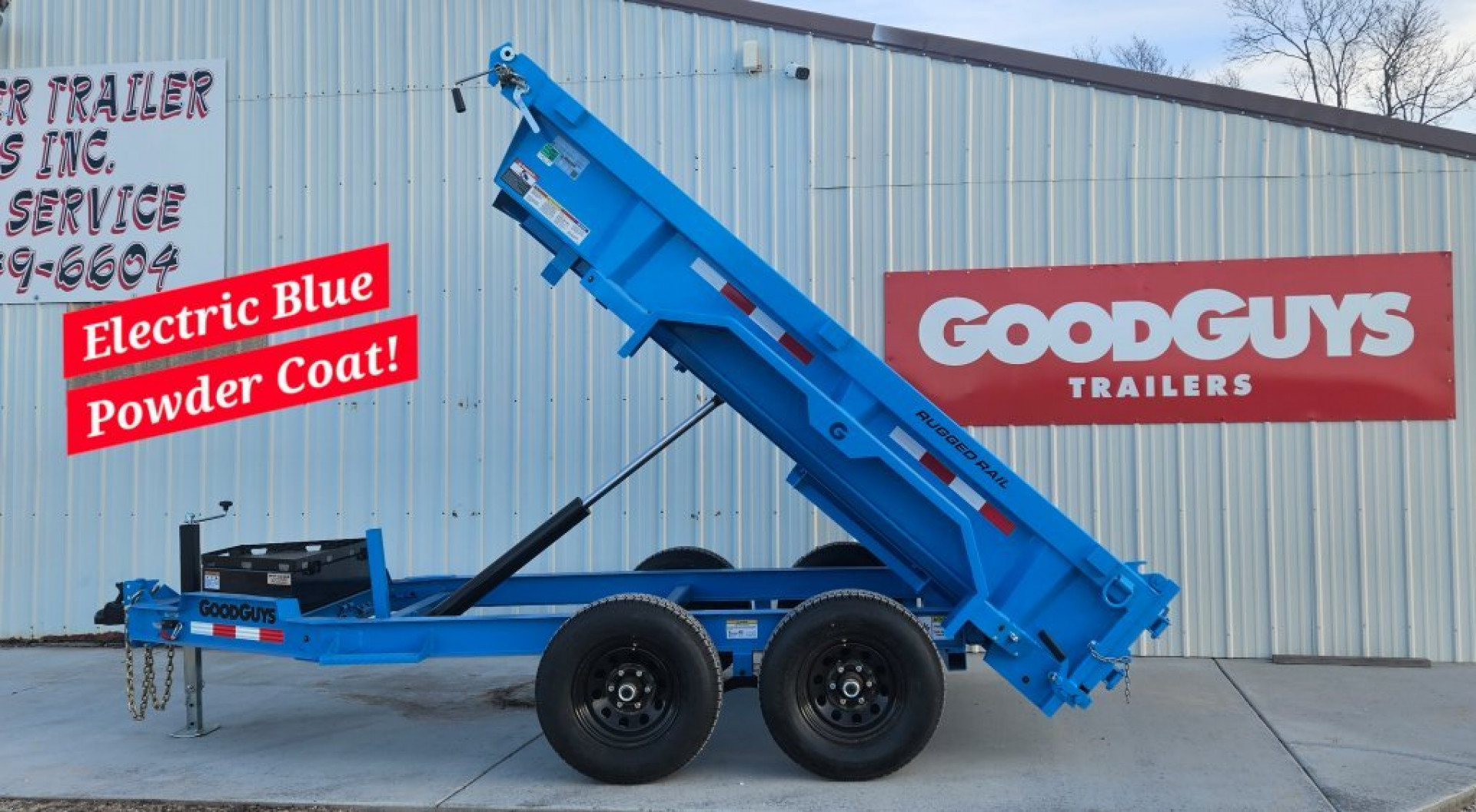 New 2025 GOOD GUYS TRAILERS 5' x 10' Low-Profile Dump Trailer w/5200# Axles