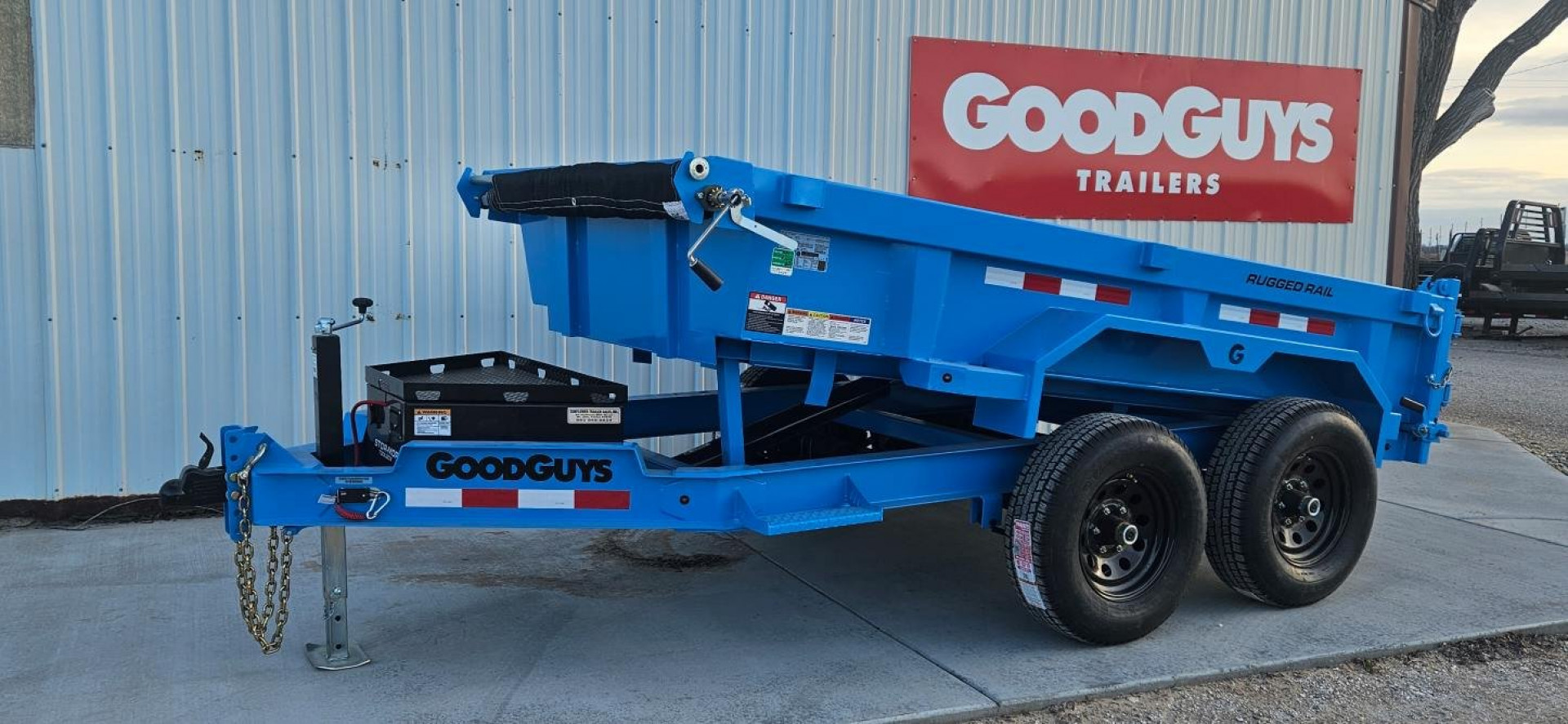 New 2025 GOOD GUYS TRAILERS 5' x 10' Low-Profile Dump Trailer w/5200# Axles