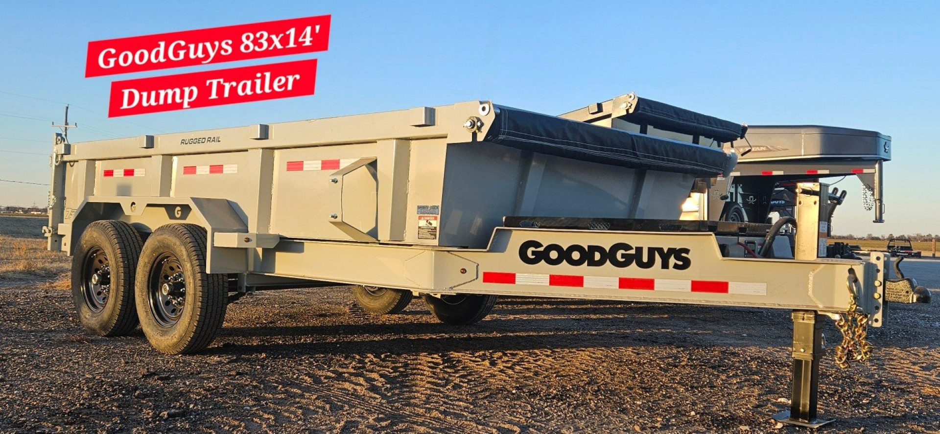 New 2025 GOOD GUYS TRAILERS 83" x 14' Low-Profile Dump Trailer