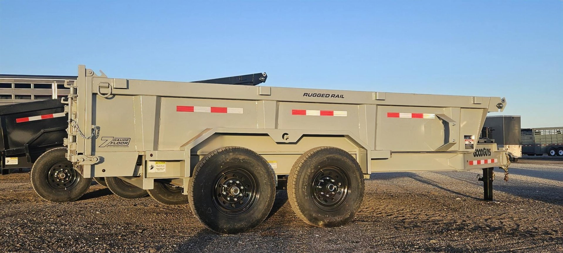 New 2025 GOOD GUYS TRAILERS 83" x 14' Low-Profile Dump Trailer