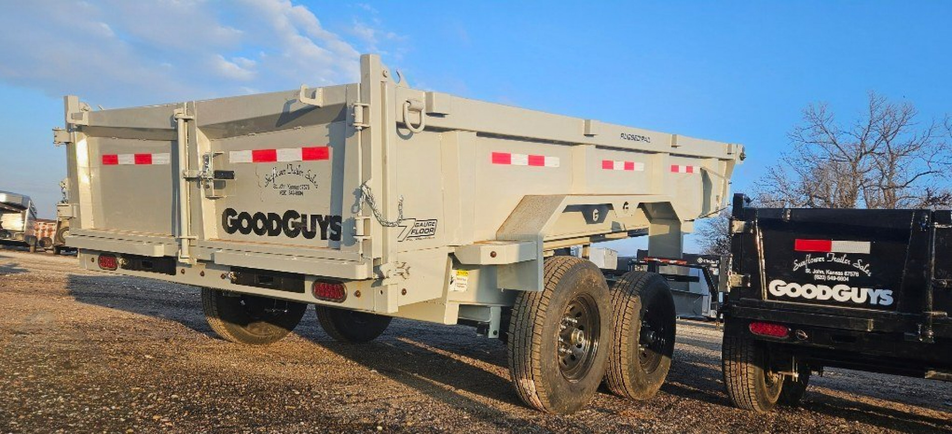 New 2025 GOOD GUYS TRAILERS 83" x 14' Low-Profile Dump Trailer